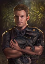 Image result for Chris Pratt Sketch Jurassic World