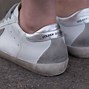 Image result for Wearing Golden Goose White Red Sneakers