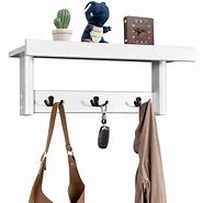 Image result for White Coat Rack Wall Mounted