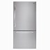 Image result for LG - 25.5 Cu. Ft. Bottom-Freezer Refrigerator With Ice Maker - Stainless Steel