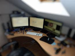 Image result for Office Desk Work Tops Grey Wood