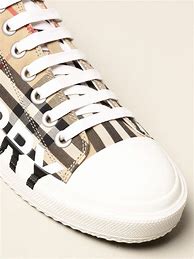 Image result for Burberry Sneakers Men Black Silver Chain Trainer