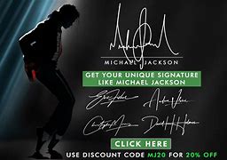 Image result for Michael Jackson Signature