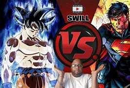 Image result for Goku vs Superman Rap Battle