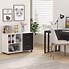 Image result for Home Office Cabinets That House Computer Printer