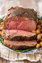 Image result for Prime Rib and Baked Potato