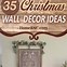 Image result for Christmas Wall Decorations