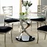 Image result for Round Glass Dining Table Sets for 6