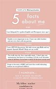 Image result for Interesting Facts About Me Examples