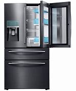 Image result for black stainless steel refrigerator samsung