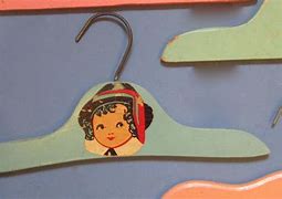 Image result for Child's Vintage Clothes Hangers