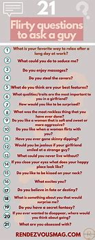 Image result for Flirty Questions to Ask Guy