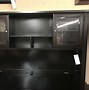 Image result for Black Desk with Hutch and Drawers