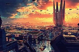 Image result for Sci-Fi City Day