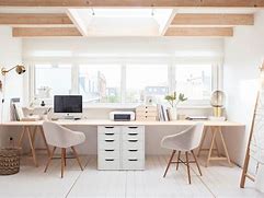 Image result for 2 Person Office Desk