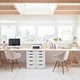 Image result for Natural Wood Double Desk Home Office