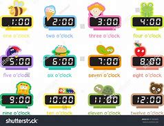 Image result for Digital Clocks Hours