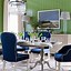 Image result for Sky Blue Dining Chairs