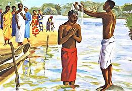 Image result for baptism of jeus by john african american
