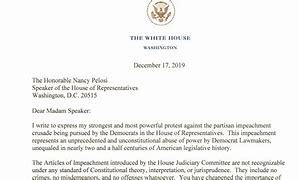 Image result for Congressional Letter Nancy Pelosi