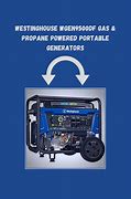 Image result for Westinghouse Wgen9500df 12,500/9,500-Watt Dual Fuel Portable Generator