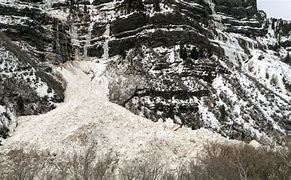 Image result for Bridal Veil Falls Utah Avalanche