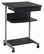 Image result for Computer Desk with Wheels