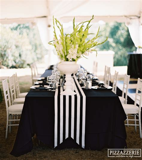 My Black and White Striped Wedding!   Pizzazzerie