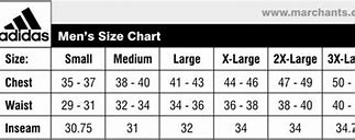 Image result for Adidas Men Sweatpants Size Chart