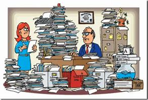 Image result for Dirty Office Cartoon Lady