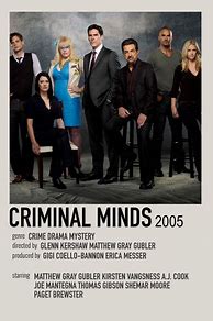 Image result for Criminal Minds Minimalist Poster