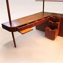 Image result for Vintage L-shaped Desk