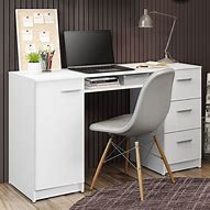 Image result for Modern White Computer Desk