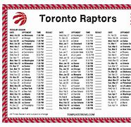 Image result for Toronto Raptors Schedule