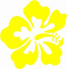 Yellow Hawaiian Flower Clip Art at Clker com vector clip art online royalty free public domain