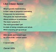 Image result for Senior Citizen Poem of Faith