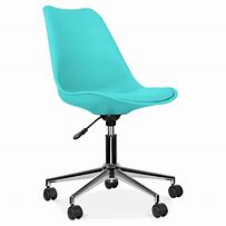 Image result for Turquoise Chair White Desk