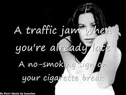 Image result for Ironic Song Lyrics