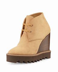 Image result for Stella McCartney Suede Wedge Boot