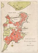 Image result for Map of Boston MA 1775