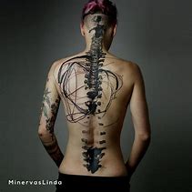 Image result for Spine Tattoos Men
