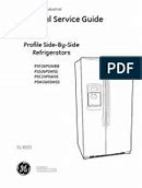 Image result for GE Profile Refrigerator Manual