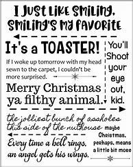 Image result for Printable Christmas Movie Quotes