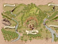 Image result for Warrior Cats Clan Map
