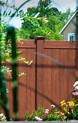 Image result for Wood Grain Vinyl Privacy Fence