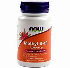 Image result for NOW® Methyl B-12 1000 MCG 100 Lozenges