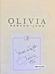 Image result for Olivia Newton-John Autograph