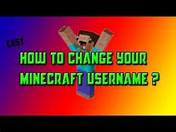 Image result for How to Change Your Minecraft Username