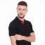 Image result for Black Polo T Shirt