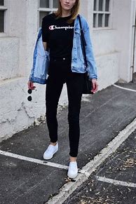 Image result for Black Champion Outfit